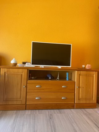 Mueble de salón madera maciza