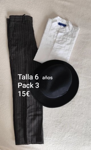 Ropa Canaria niño tallas de 18 meses a 14 años
