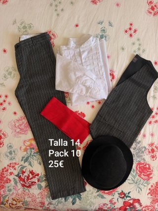 Ropa Canaria niño tallas de 18 meses a 14 años