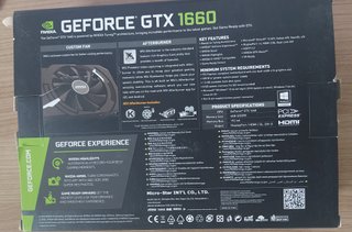 Geforce GTX 1660 OC 6GB de MSI