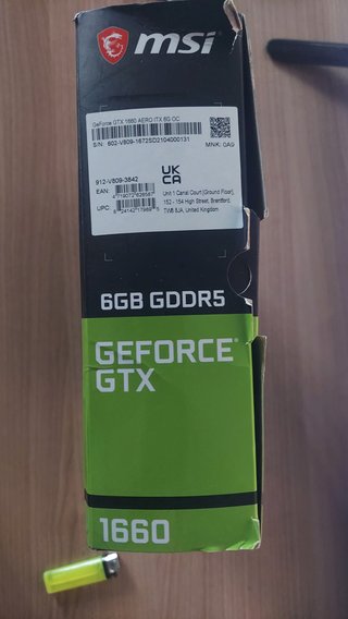 Geforce GTX 1660 OC 6GB de MSI