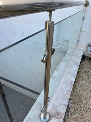 Barandilla Inox y Cristal Terraza 6+6