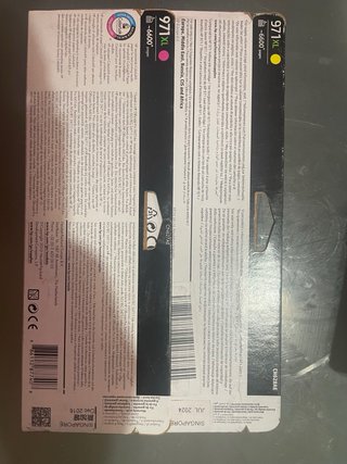 HP 971XL Amarillo y Magenta