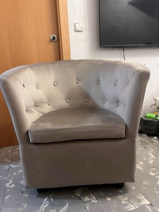 Poltrone imbottite grigie (INSIEME O SEPARATI)
