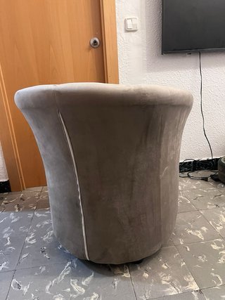 Poltrone imbottite grigie (INSIEME O SEPARATI)
