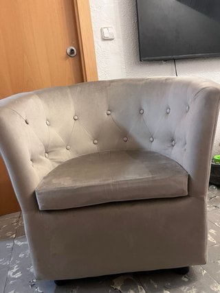Poltrone imbottite grigie (INSIEME O SEPARATI)