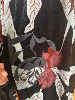 Pantalón Zara Harem Estampado Terciopelo