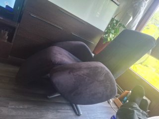 Sofá de masaje tela y madera