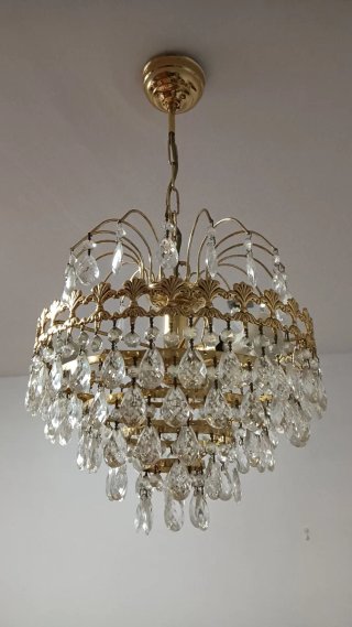 Lámpara Vintage Lamper estilo Hollywood Regency
