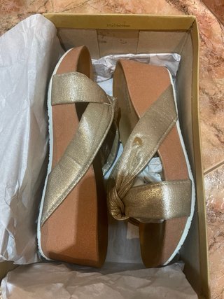 Sandalias Giossepo Mujer Doradas