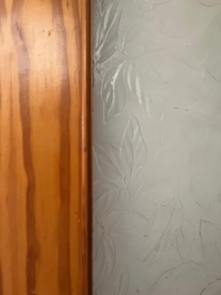 Puerta interior madera y cristal