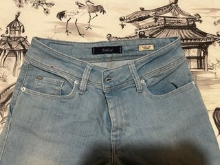 Pantalón vaquero claro Salsa Push Up
