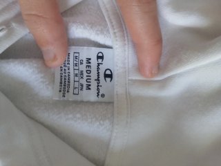 Sudadera Champion Blanca Talla M
