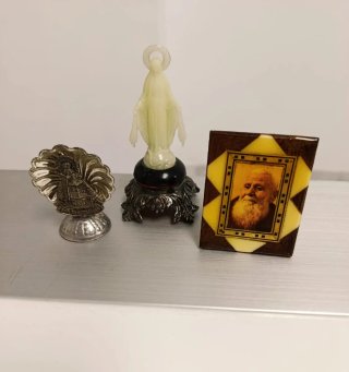 Lote 3 Figuras Religiosas Vírgenes
