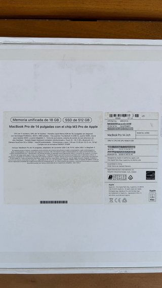 MacBook Pro 14” M3 Pro 18/512GB