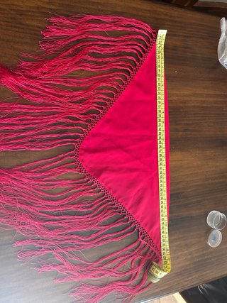Mantón rosa fucsia para niña