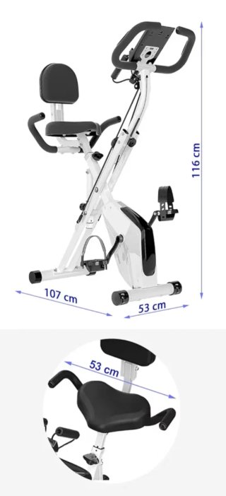 Bicicleta Estática Plegable