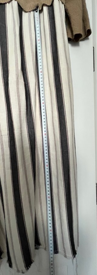 Vestido Zara punto combinado rayas