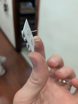 Pendientes Plata Virgen del Rocío Grandes