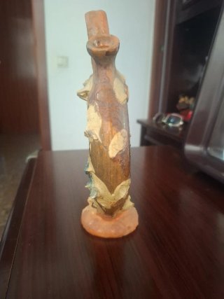 Botijo de rosca de barro cocido