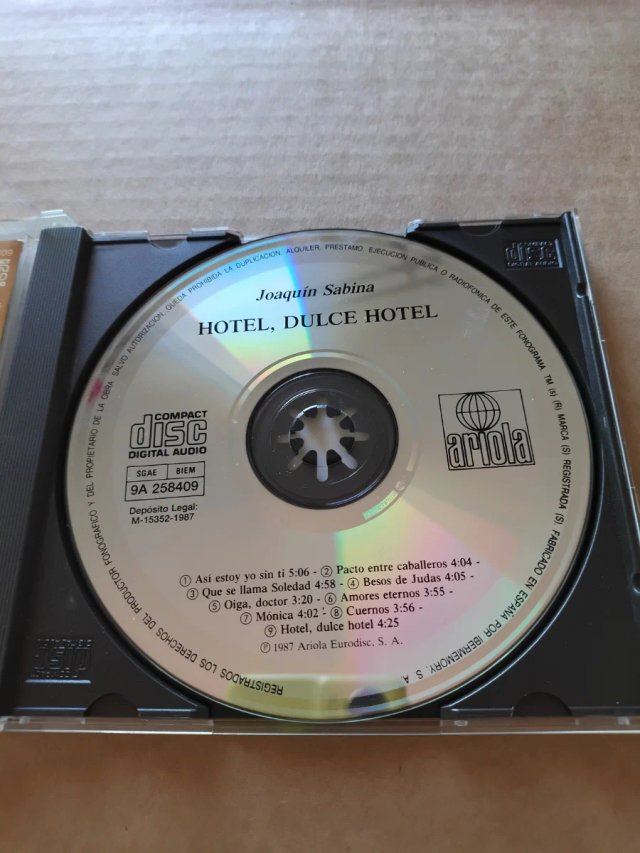 CD Joaquín Sabina Hotel Dulce Hotel