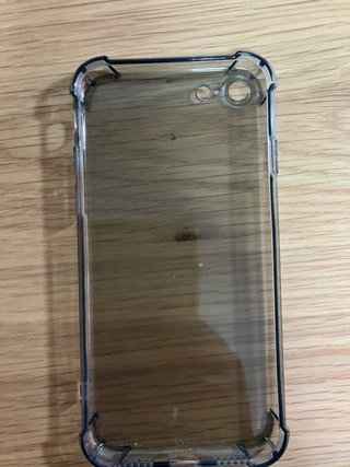 Funda iPhone SE 3ª Gen Negra Transparente