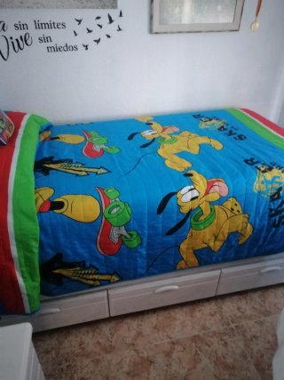 Colcha infantil Mickey y Pluto