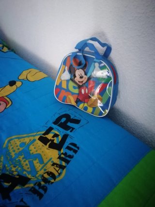 Colcha infantil Mickey y Pluto