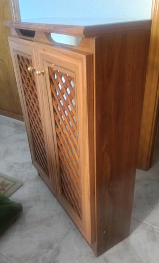 2 Muebles Cubre Radiador Madera