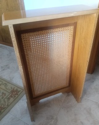 2 Muebles Cubre Radiador Madera