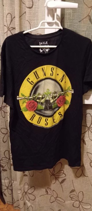 Camiseta Guns N' Roses Negra Talla L