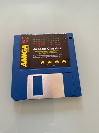 Amiga Format Cover Disk 27 Arcade Classics