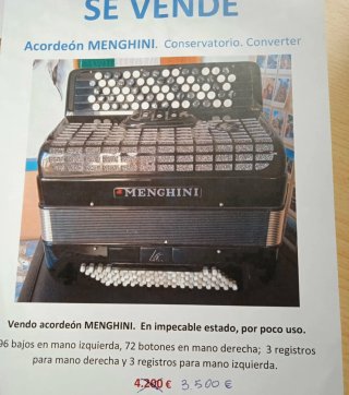Acordeón Menghini.