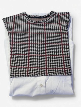 Camisa larga efecto dos piezas