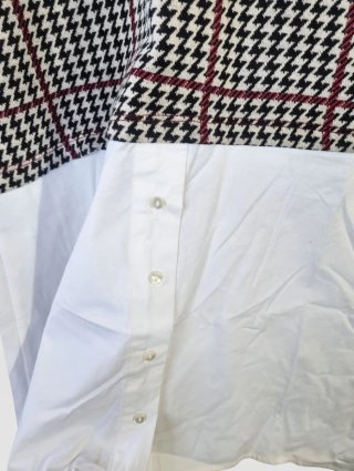Camisa larga efecto dos piezas