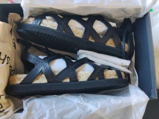 Sandalias negras mujer