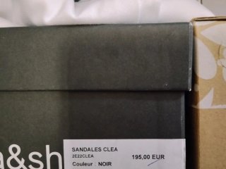 Sandalias negras mujer