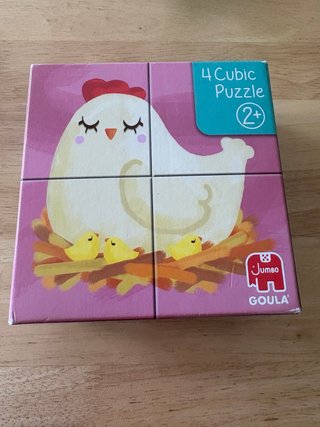 Puzzle 4 cubos Goula