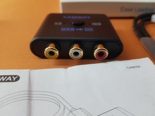 Adaptador CAMWAY RCA a HDMI 1080P Retro