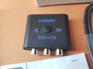 Adaptador CAMWAY RCA a HDMI 1080P Retro