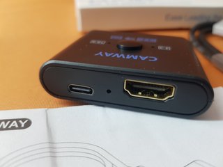 Adaptador CAMWAY RCA a HDMI 1080P Retro