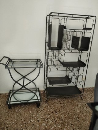 Conjunto de 2 piezas... camarera y estantería