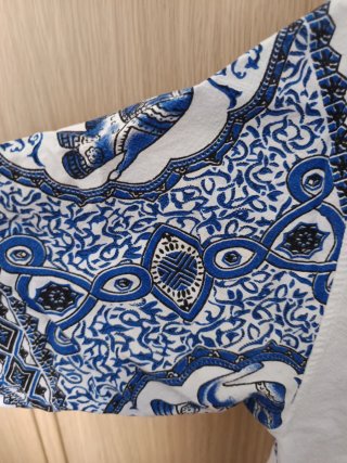Camisa Tailandesa Estampada Elefantes
