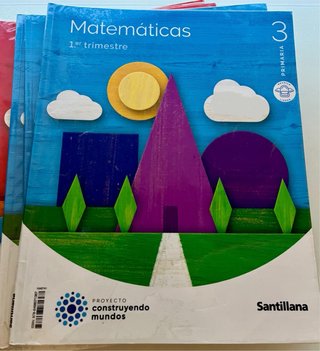 Libros 3º primaria Santillana Construyendo Mundos