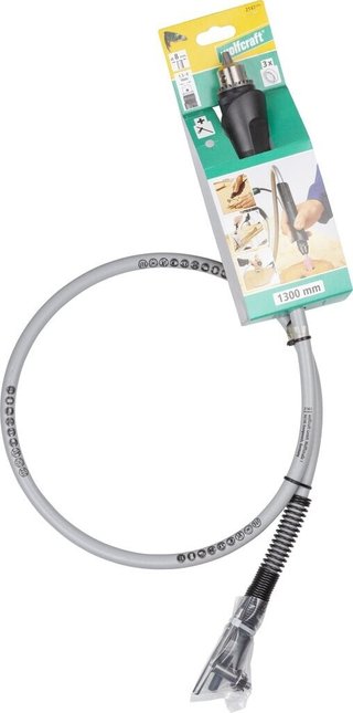 Wolfcraft Eje Flexible con Portabrocas Taladro