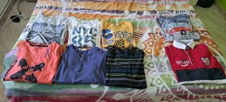 Lote 8 Camisetas Manga Larga Tallas 11-12