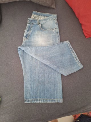 Pantalón vaquero corto Springfield azul