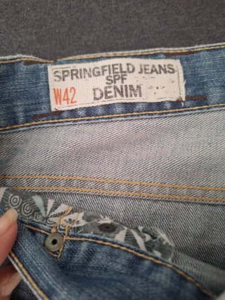 Pantalón vaquero corto Springfield azul