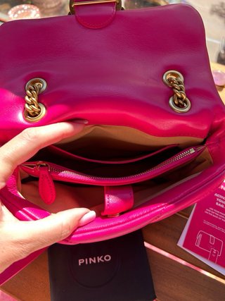 Bolso Pinko Love Puff fucsia