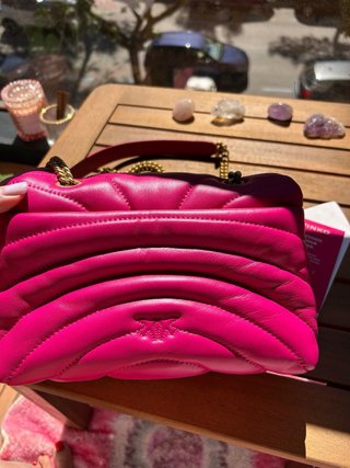Bolso Pinko Love Puff fucsia